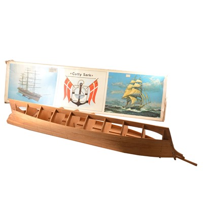 Lot 167A - A part-built model of the Cutty Sark