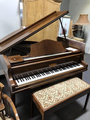 Lot 435 - Vandermar, mahogany cased baby grand piano