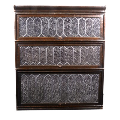 Lot 6 - Three-tiered Globe Wernicke bookcase