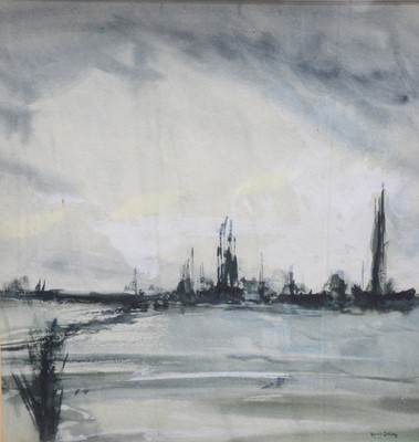Lot 352 - Robert Dralleg, 
Coastal scene