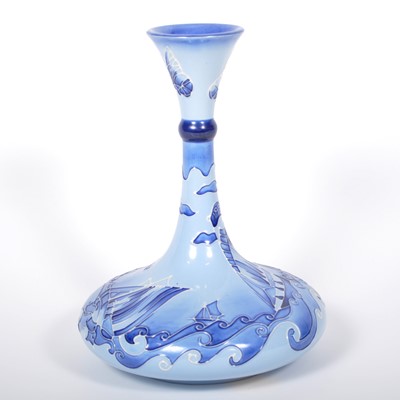 Lot 576 - A Moorcroft Pottery vase, 'Centenary Yacht'
