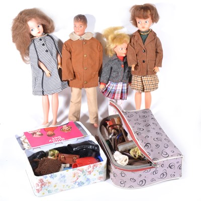Lot 282 - Sindy by Pedigree, a collection of figures, clothings, horses, and accessories.