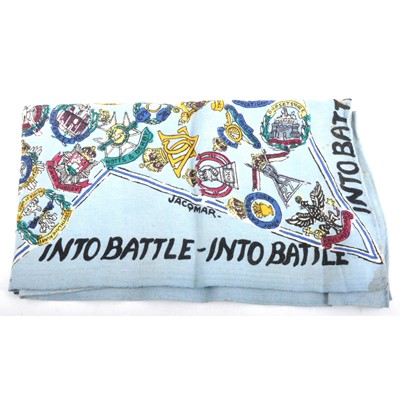 Lot 134 - Jacqmar - A World War II "Into Battle" scarf