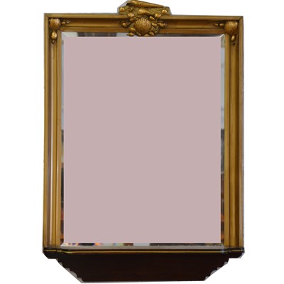 Lot 534 - A composite gilt frame wall mirror