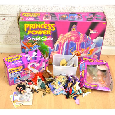 Lot 271 - Princess of Power by Mattel; a selection of toys to include Crystal Castle set etc