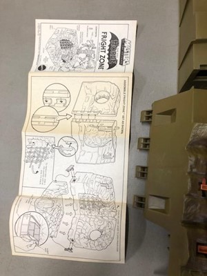 Lot 270 - He-Man Master of the Universe by Mattel; two sets including Fright Zone 'The Evil Horde' and Grayskull Castle, both boxed.