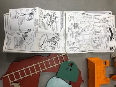 Lot 270 - He-Man Master of the Universe by Mattel; two sets including Fright Zone 'The Evil Horde' and Grayskull Castle, both boxed.
