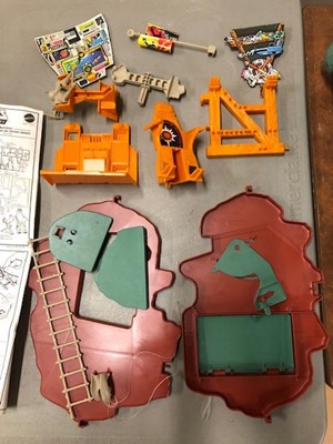 Lot 270 - He-Man Master of the Universe by Mattel; two sets including Fright Zone 'The Evil Horde' and Grayskull Castle, both boxed.