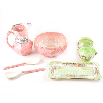 Lot 34 - A collection of Maling lustre pottery