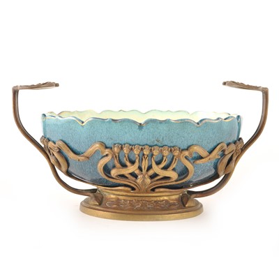 Lot 600 - A Continental Art Nouveau centre bowl