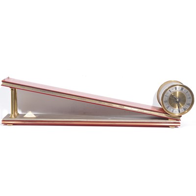 Lot 238 - A 'rolling drum' inclined plane mystery clock, by E J Dent & Co, London, 1973
