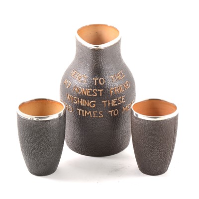 Lot 82 - A Doulton Lambeth stoneware water set