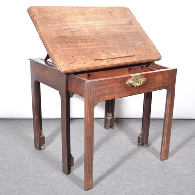Lot 425 - George III mahogany architect's table