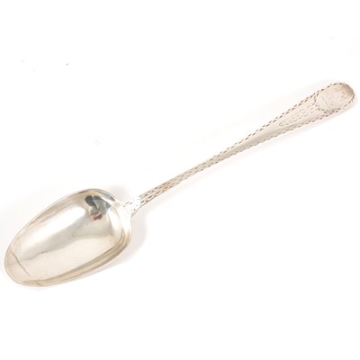 Lot 82 - An Irish silver table spoon, probably Carden Terry of Cork, late 18th century