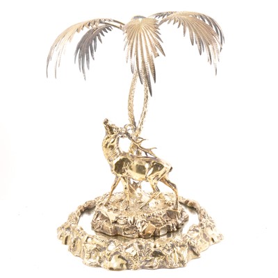 Lot 60 - An Elkington & Co gilt metal table centre piece
