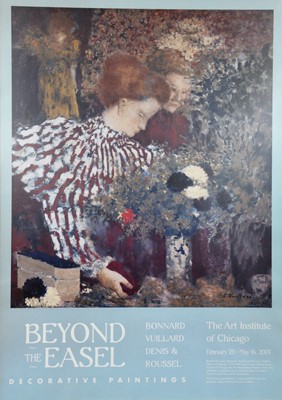 Lot 377 - Beyond the Easel, an Exhibition poster for post impressionists