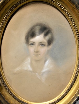 Lot 363 - R. Beal, Portrait of a boy, head and shoulders length