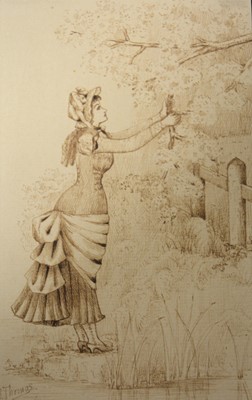 Lot 337 - B. Thomas, After Kate Greenaway, Springtime Blossom