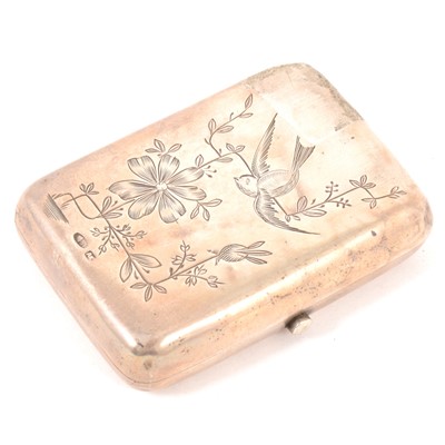 Lot 193 - Russian silver cigarette case