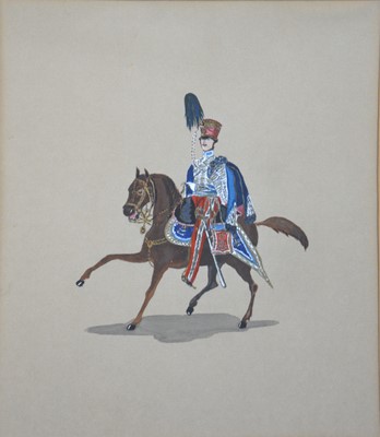 Lot 349 - English School, 20th century, 
Horseguards