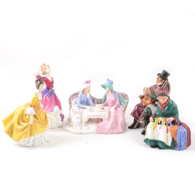 Lot 12 - Five Royal Doulton figurines.