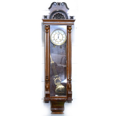 Lot 548 - A walnut cased Vienna wall clock