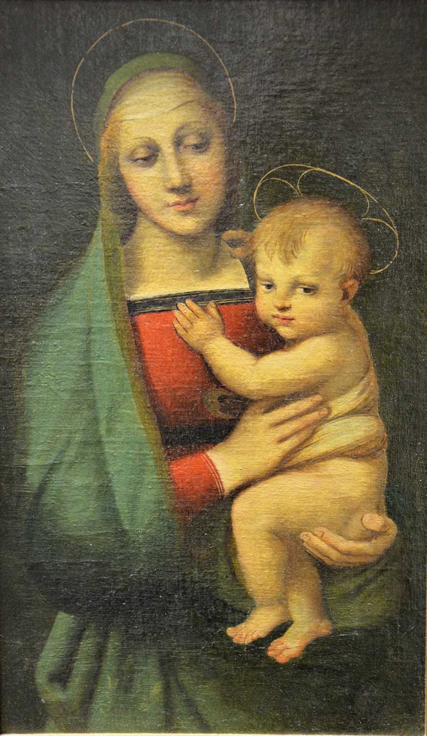 Lot 346 - After Raphael, 
Madonna and Child