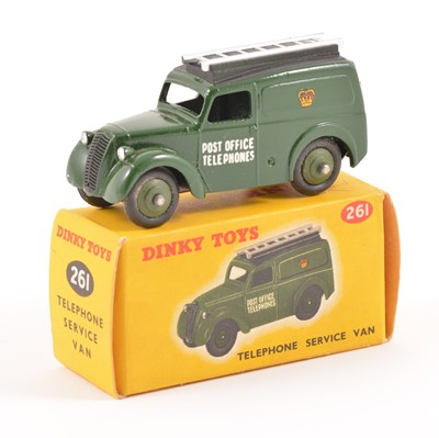 Lot 83 - Dinky Toys; no.261 Post Ofiice Telephone Service Van, green ridged hubs, in original box.