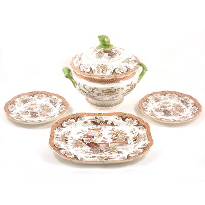 Lot 85 - John Ridgway earthenware dinner service, Sligo pattern