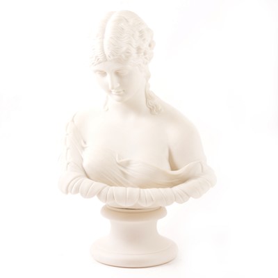 Lot 48 - Victorian parian bust, Clytie