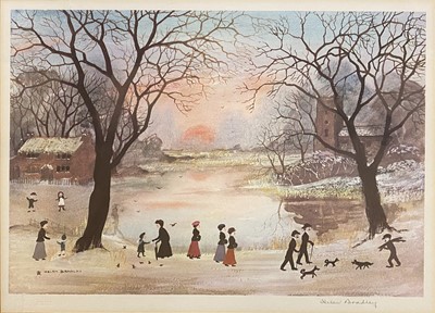 Lot 348 - After Helen Layfield Bradley - Oh what a beautiful winter’s day.