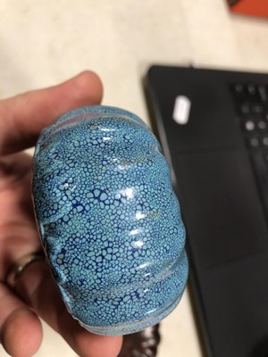 Lot 86 - Chinese porcelain inkpot.