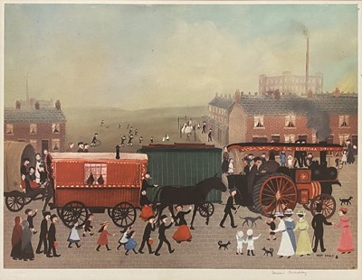 Lot 350 - After Helen Layfield Bradley - Big Bertha comes to Lees.