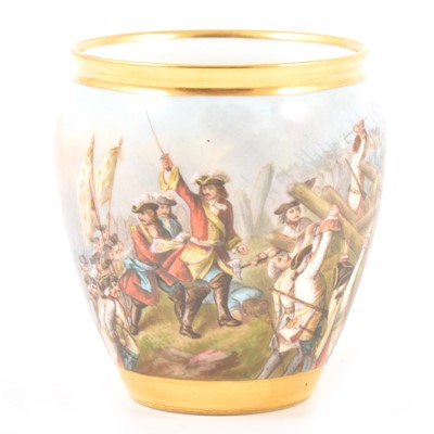 Lot 21 - A Sevres porcelain vase