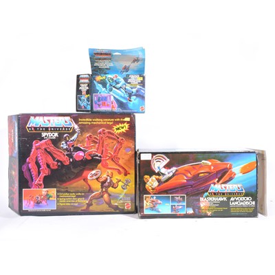 Lot 268 - He-Man Master of the Universe by Mattel; three toys including Sypdor Evil Stalker