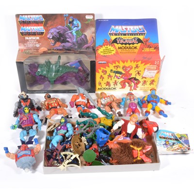 Lot 269 - He-Man Master of the Universe by Mattel; a good selection of figures and acessorries