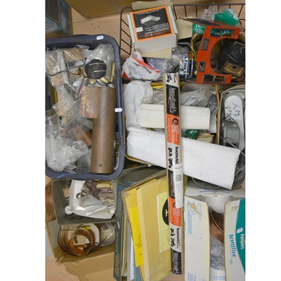 Lot 18 - Five tubs of live steam railway parts and spares
