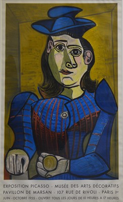 Lot 356 - Picasso exhibition poster - Musee Arts Decoratifs, Juin - Octobre 1955