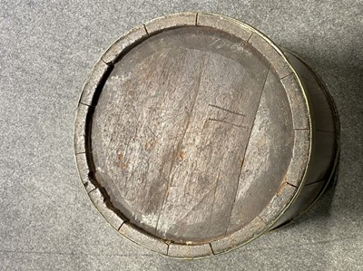 Lot 446 - Large George III mahogany bucket