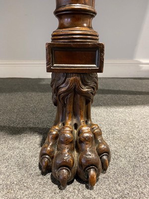 Lot 438 - A George III mahogany breakfront serving table, in the manner of Thomas Hope, circa 1810