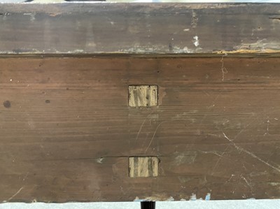 Lot 438 - A George III mahogany breakfront serving table, in the manner of Thomas Hope, circa 1810