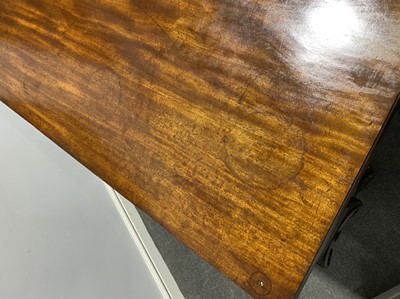 Lot 438 - A George III mahogany breakfront serving table, in the manner of Thomas Hope, circa 1810
