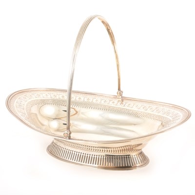 Lot 125 - A George III silver dessert basket