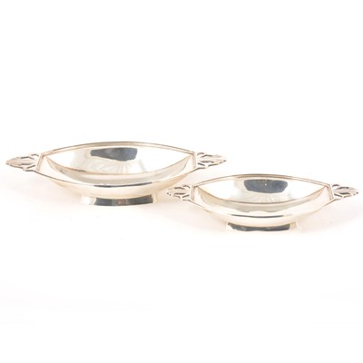 Lot 123 - Two Art Deco silver dishes, William Neale & Son Ltd, Birmingham 1934