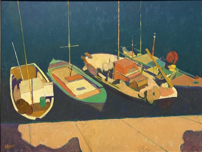Lot 380 - Colin Hayes - Morning, Heraklion Harbour, Crete.