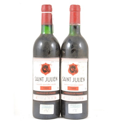 Lot 277 - La Reserve de Leoville Barton, Saint-Julien, 1984