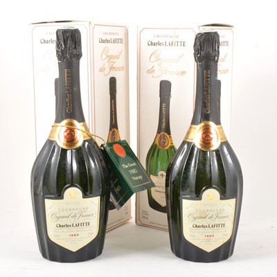 Lot 308 - Charles Lafitte, Orgueil de France, 1985 vintage Champagne