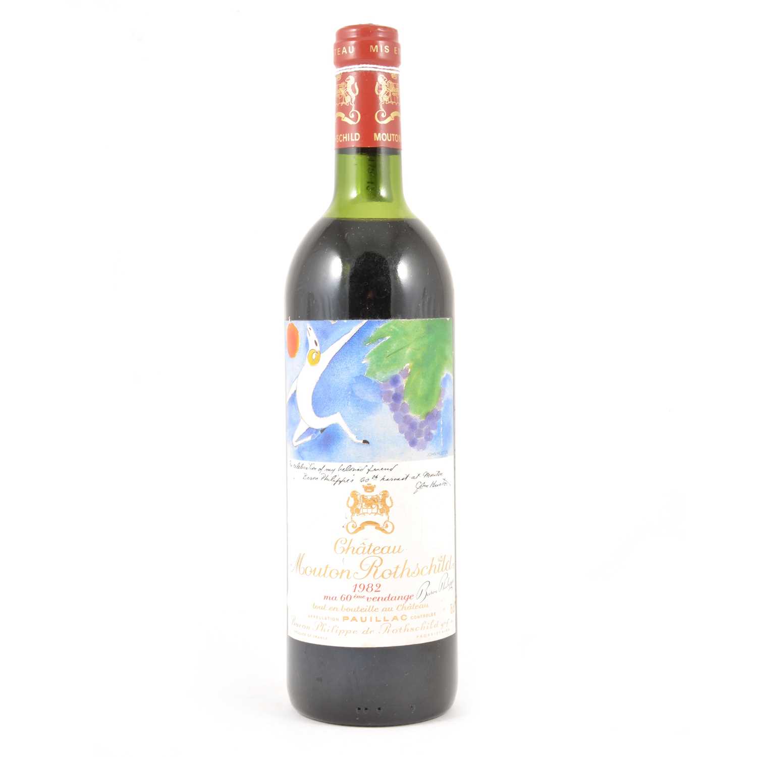 Lot 290 - Ch Mouton Rothschild, Pauillac, 1982