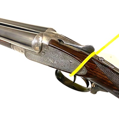 Lot 51 - Clarke & Clarke 12 bore double barrel side-by-side shot gun