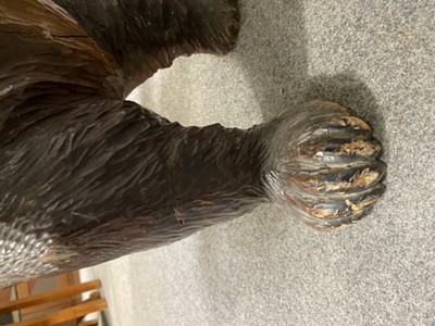 Lot 424 - Black Forest carved spruce/pine bench